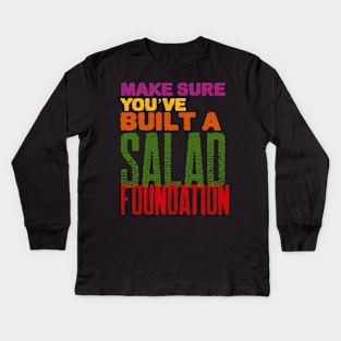 Salad Foundation Kids Long Sleeve T-Shirt